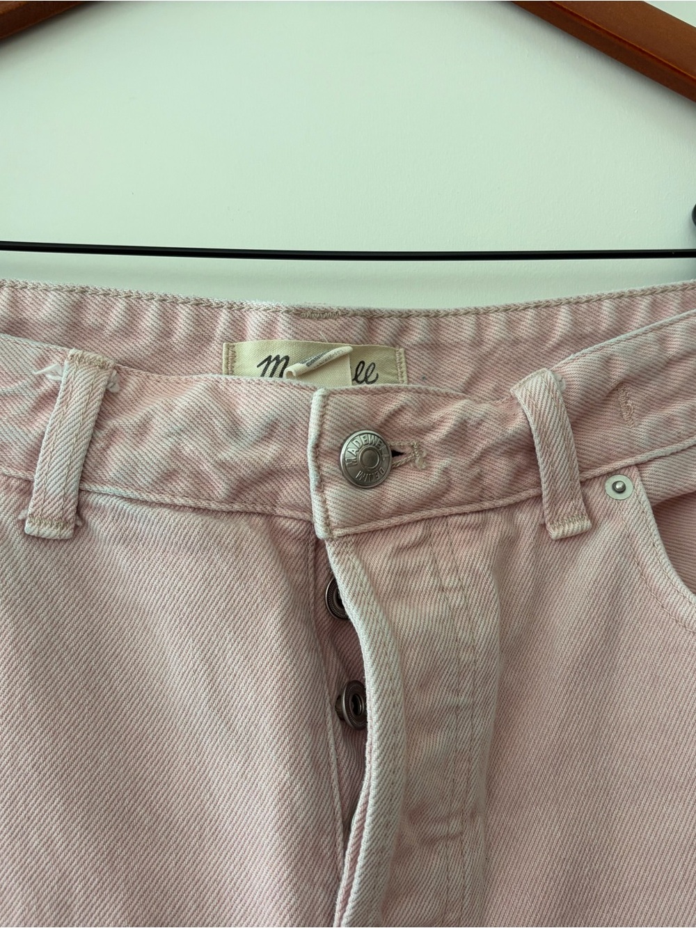 Madewell Pink High-Rise barrel leg Women’s Jeans